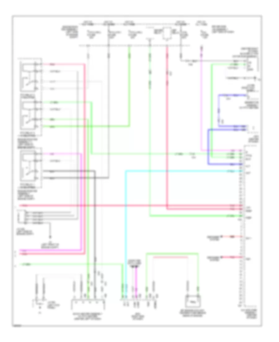 Manual A C Wiring Diagram 2 of 2 for Toyota 4Runner Limited 2013