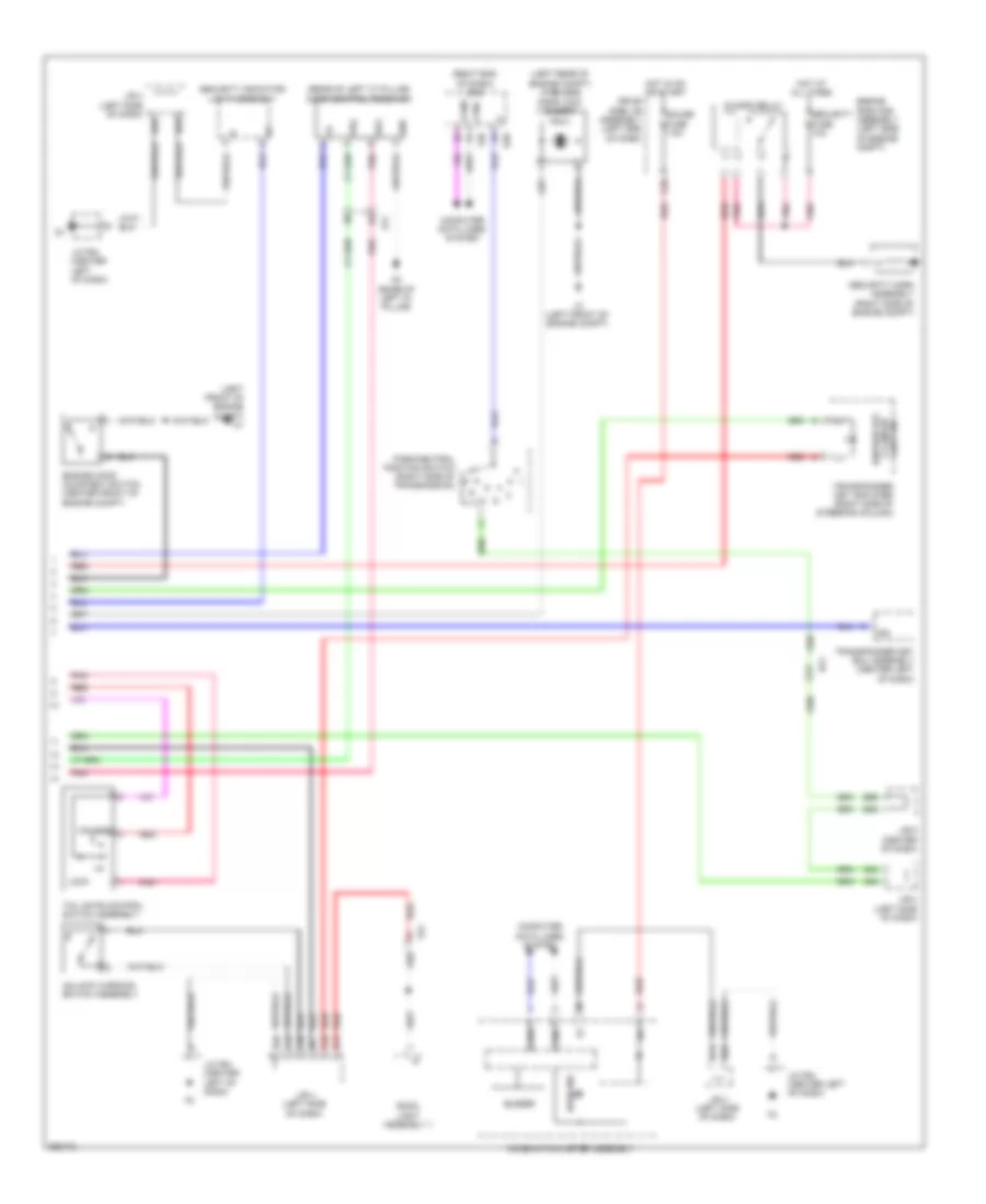 Forced Entry Wiring Diagram, without Smart Key System (3 of 3) for Toyota 4Runner Limited 2013