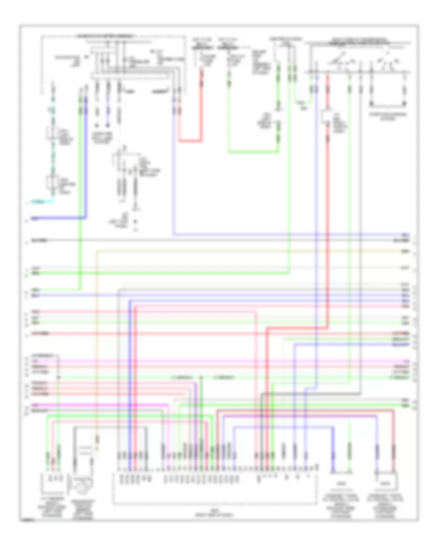4.0L, Engine Performance Wiring Diagram (4 of 7) for Toyota 4Runner Limited 2013