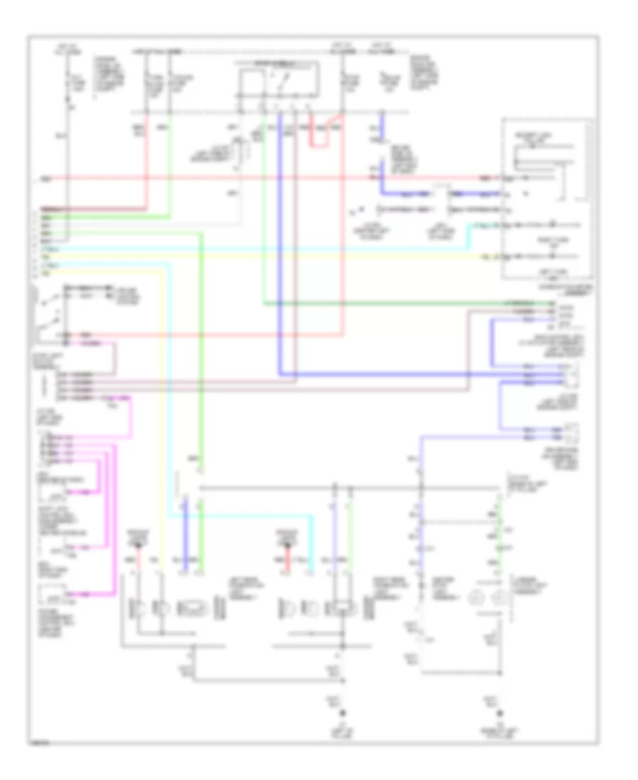 Exterior Lamps Wiring Diagram 2 of 2 for Toyota 4Runner Limited 2013