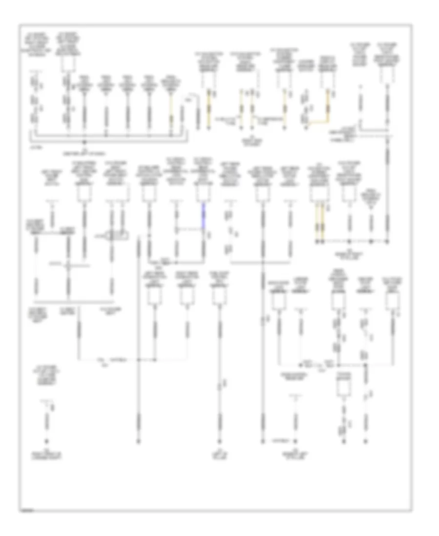 Ground Distribution Wiring Diagram (4 of 4) for Toyota 4Runner Limited 2013