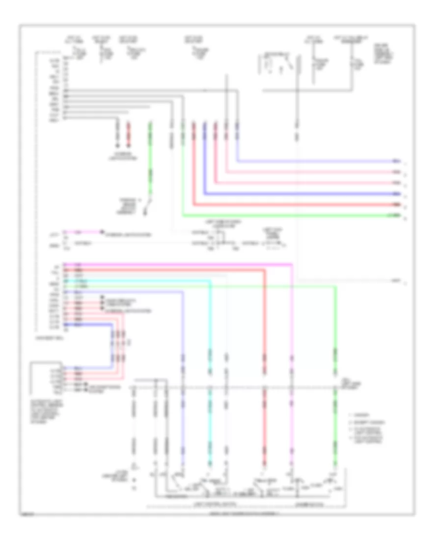 Headlights Wiring Diagram 1 of 2 for Toyota 4Runner Limited 2013