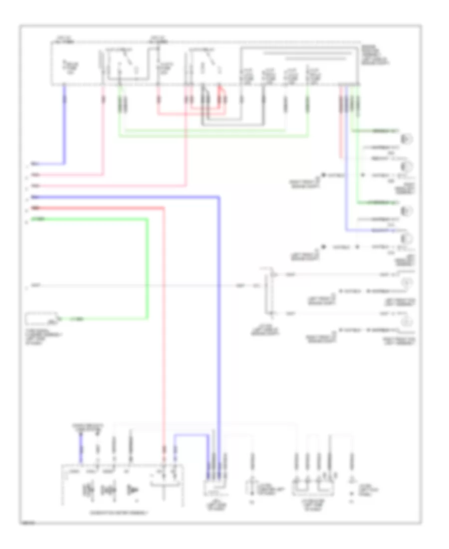 Headlights Wiring Diagram 2 of 2 for Toyota 4Runner Limited 2013