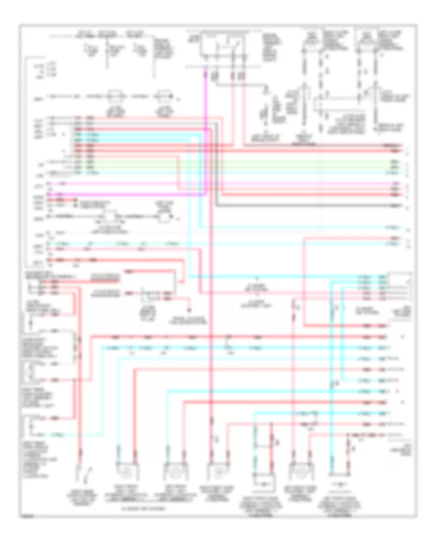 Courtesy Lamps Wiring Diagram 1 of 2 for Toyota 4Runner Limited 2013