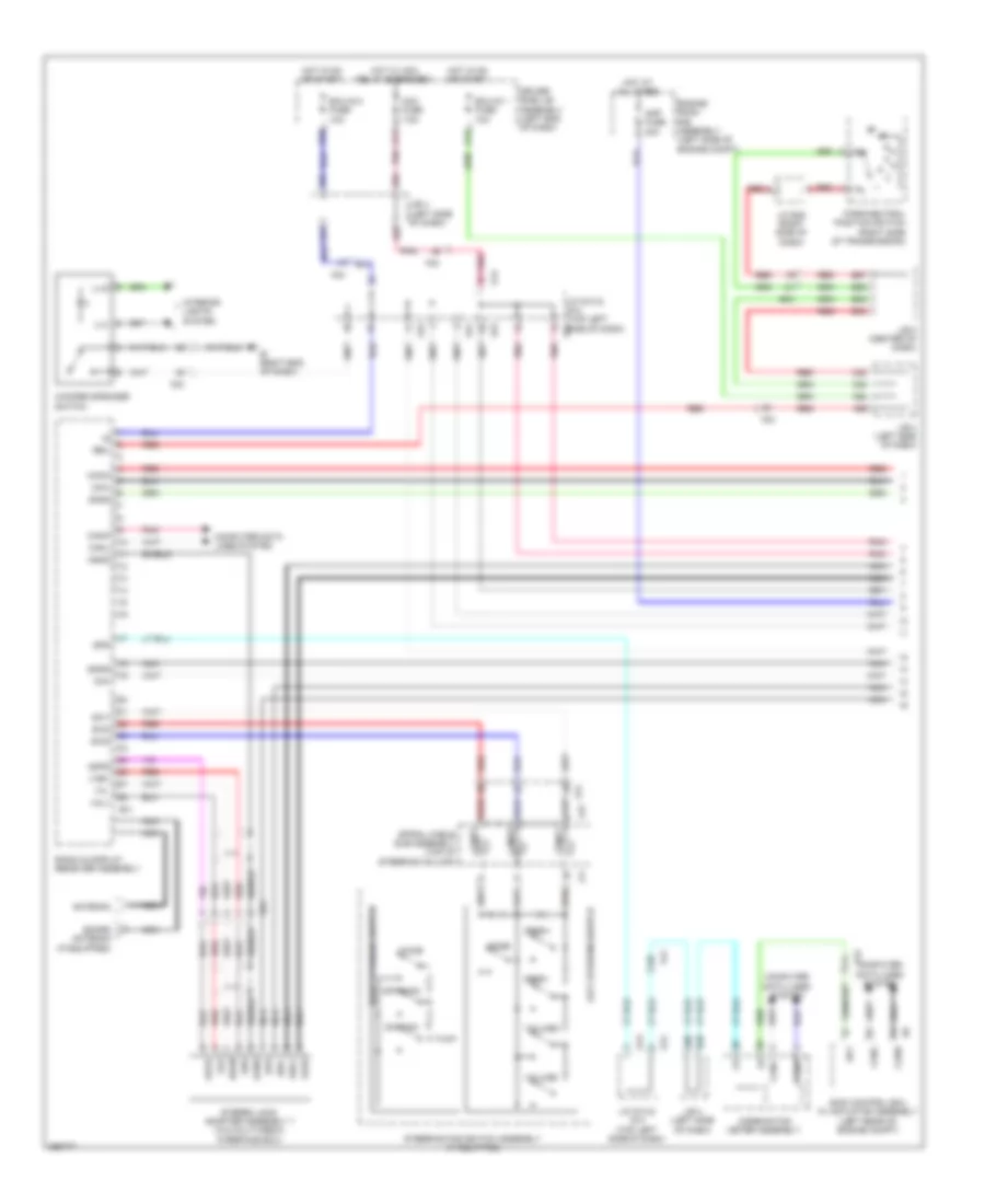 Navigation Wiring Diagram with Built in Amplifier 1 of 3 for Toyota 4Runner Limited 2013