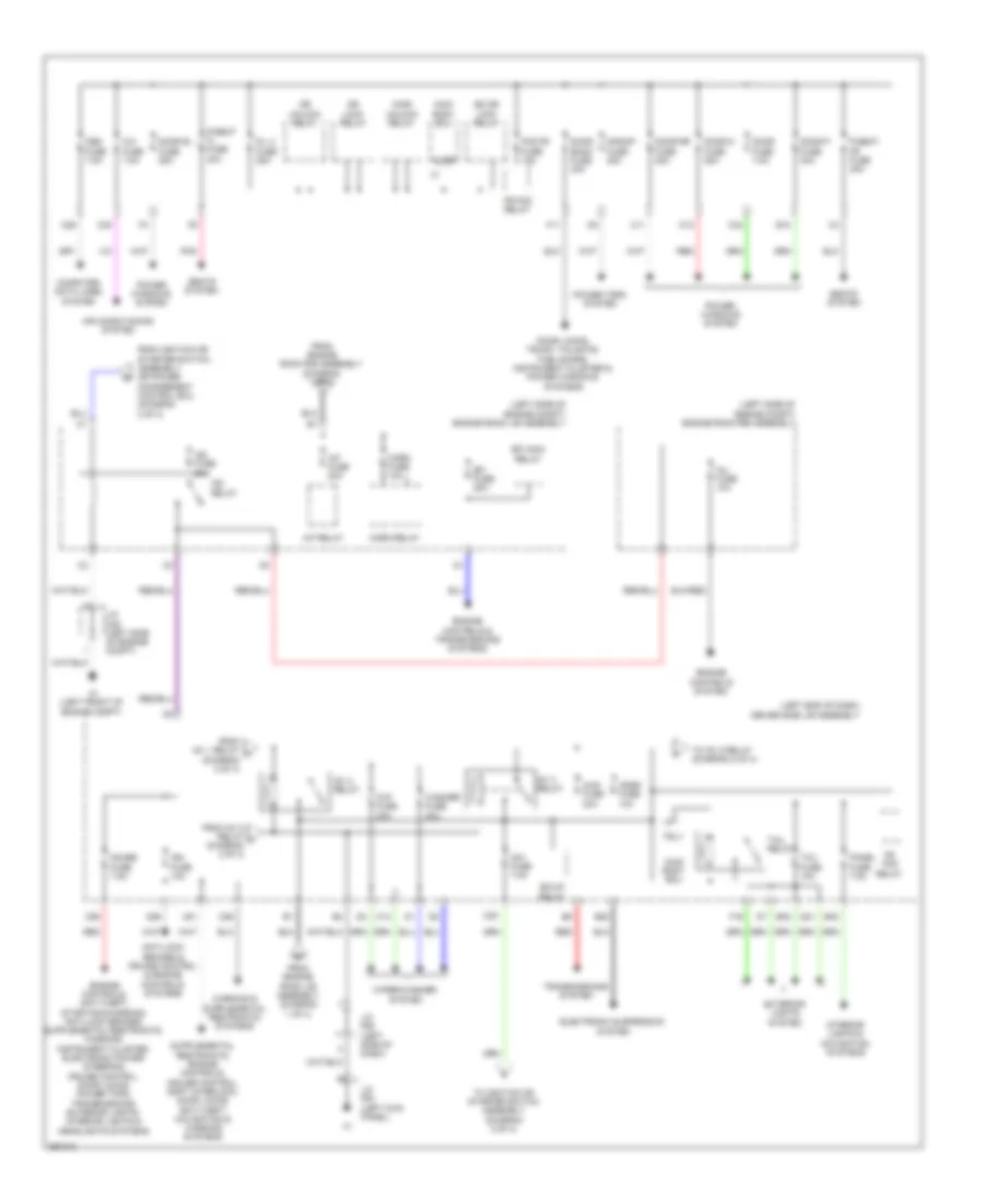 Power Distribution Wiring Diagram 3 of 4 for Toyota 4Runner Limited 2013
