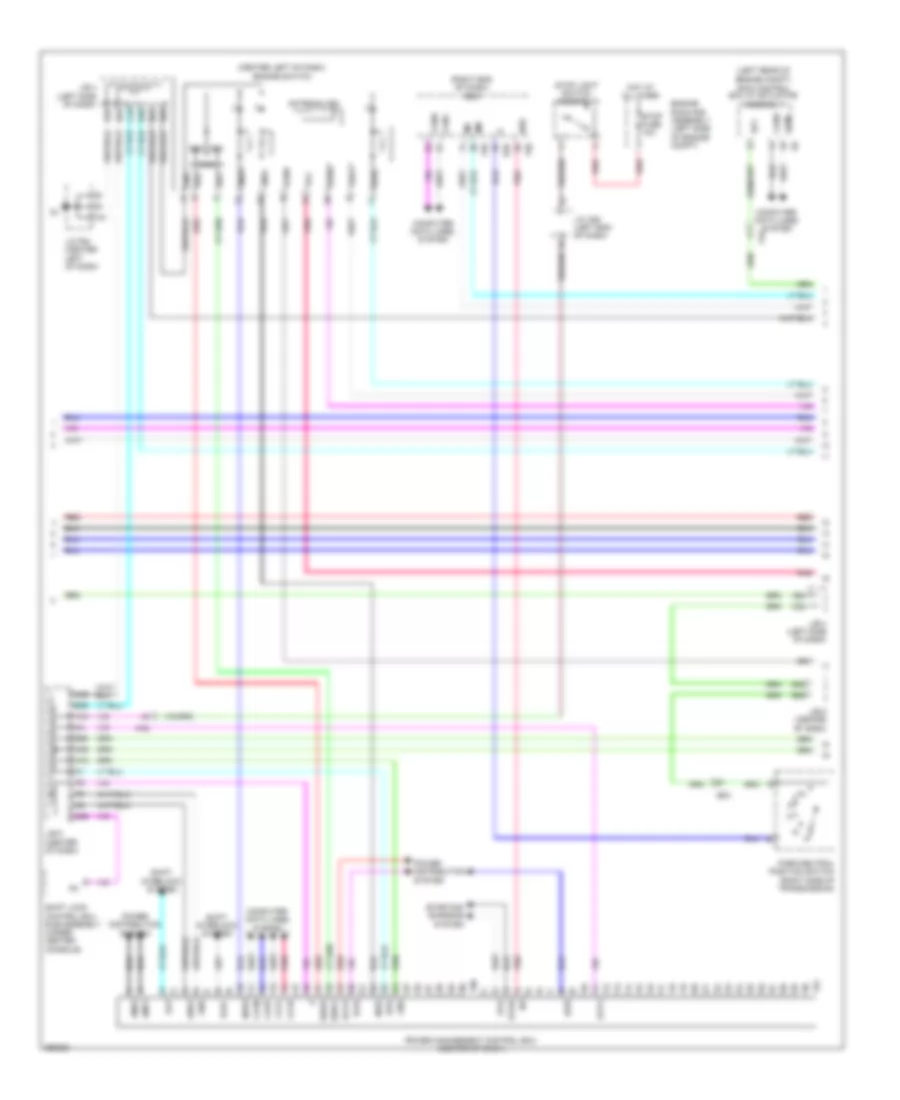 Power Door Locks Wiring Diagram with Smart Key System 3 of 5 for Toyota 4Runner Limited 2013