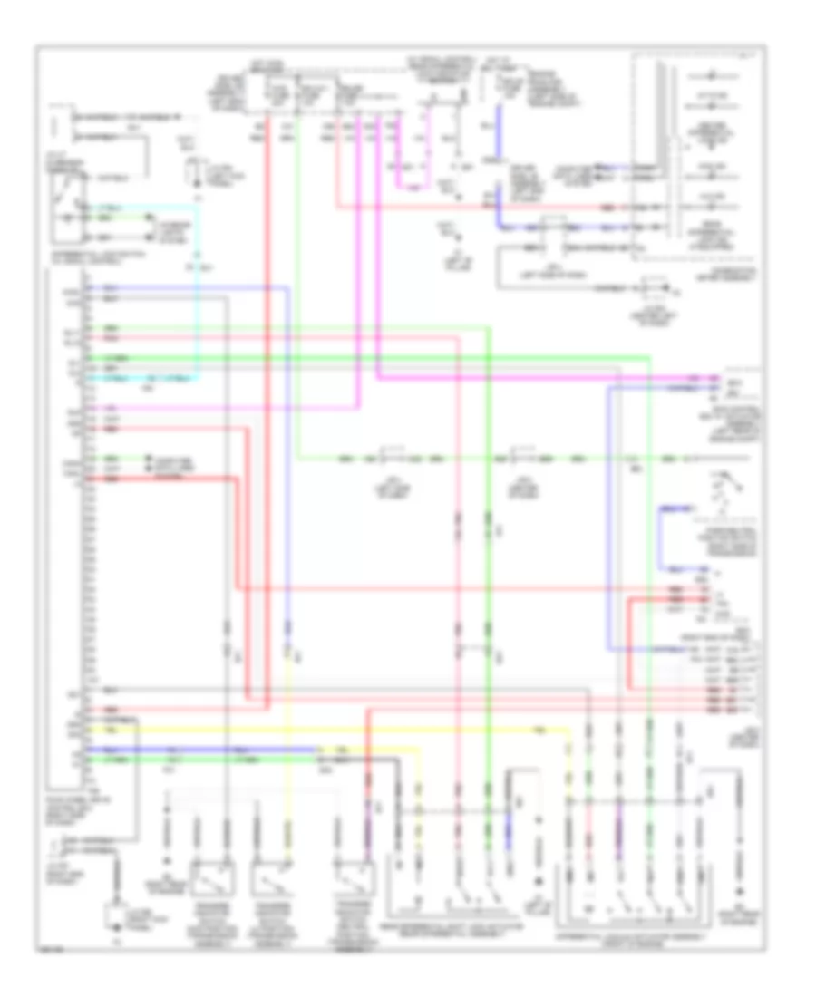 4WD Wiring Diagram VF2A for Toyota 4Runner Limited 2013