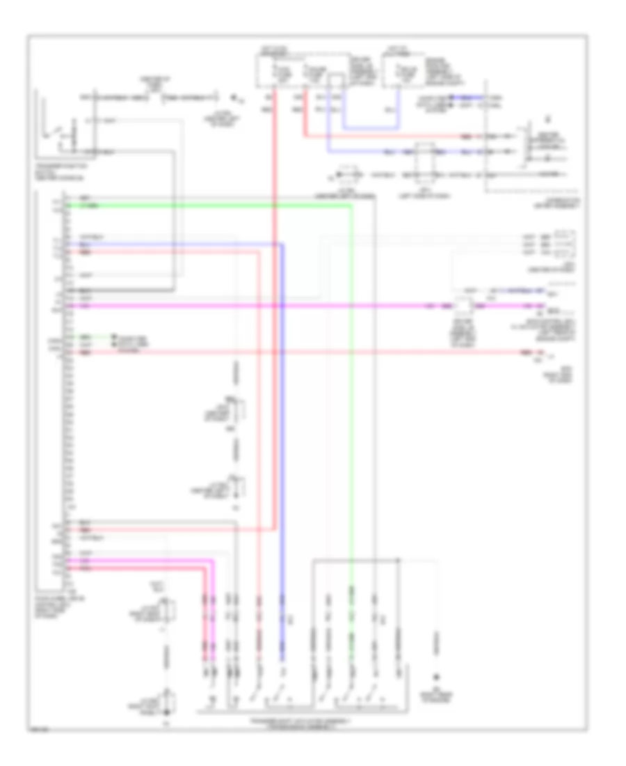 4WD Wiring Diagram, VF4BM for Toyota 4Runner Limited 2013