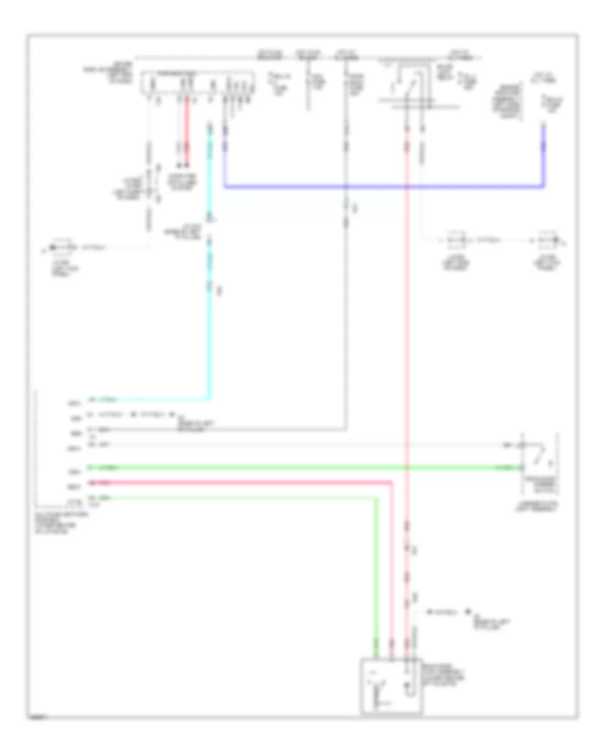 Back Door Opener Wiring Diagram for Toyota 4Runner Limited 2013