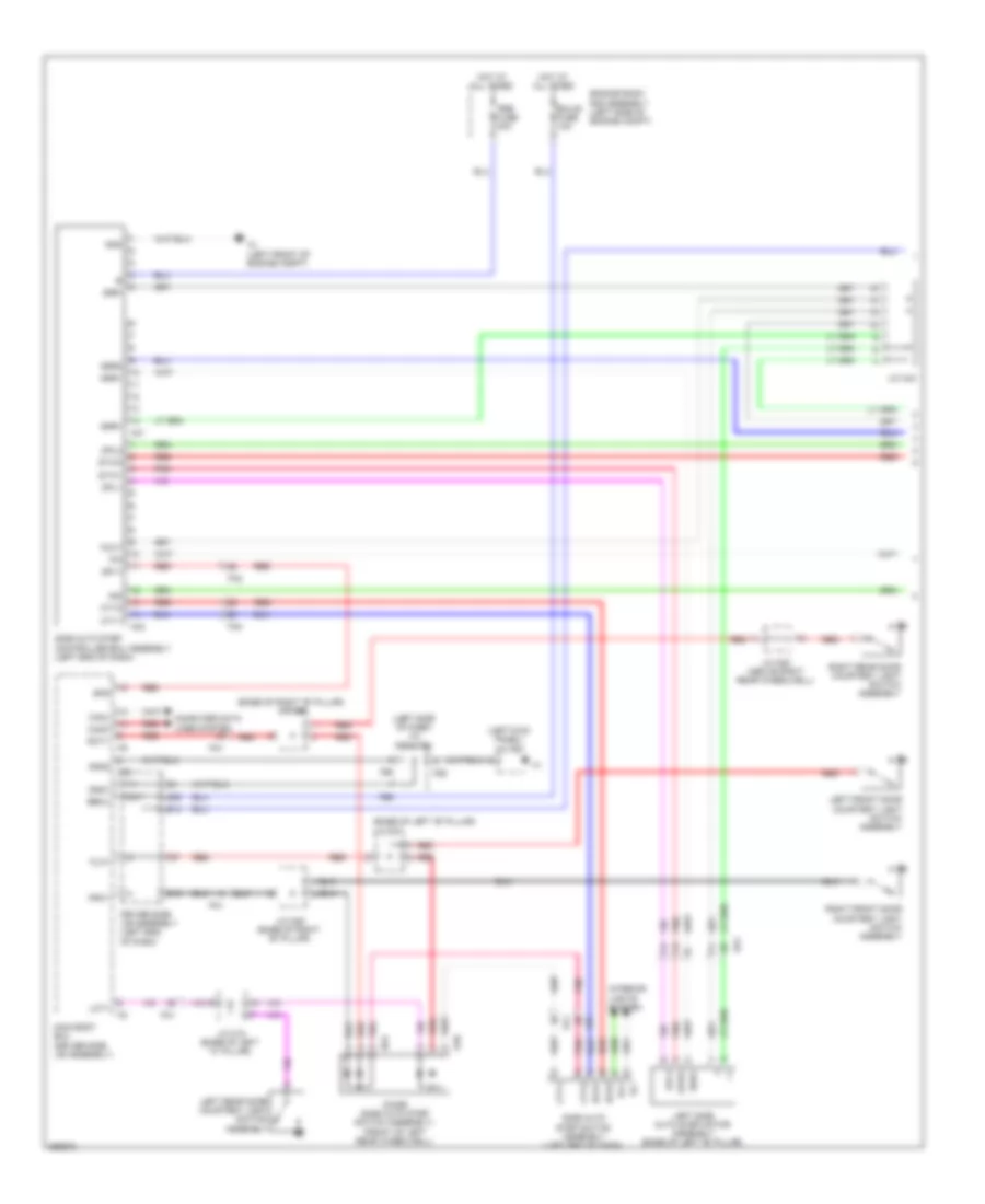 Retractable Running Boards Wiring Diagram (1 of 2) for Toyota 4Runner Limited 2013