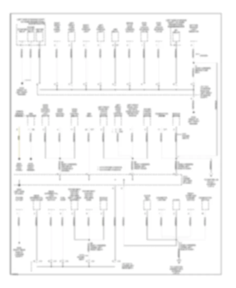 Ground Distribution Wiring Diagram 1 of 3 for Toyota 4Runner 1998