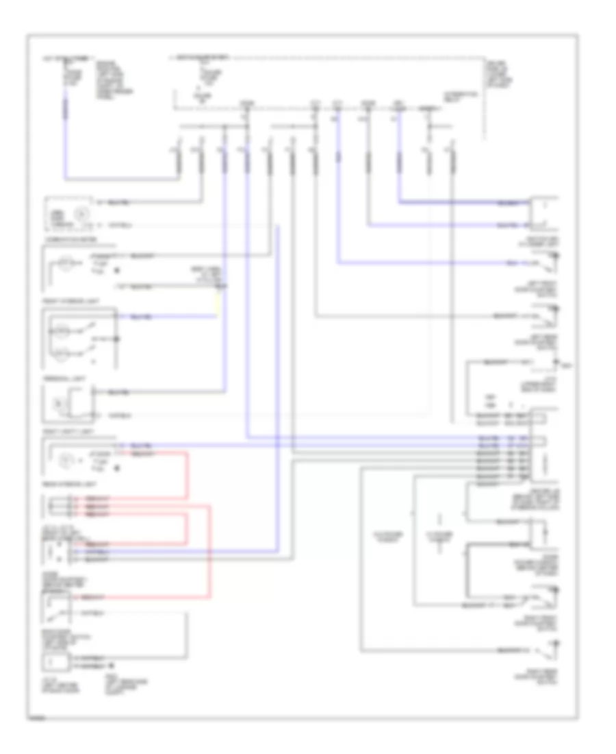 Courtesy Lamps Wiring Diagram for Toyota 4Runner 1998
