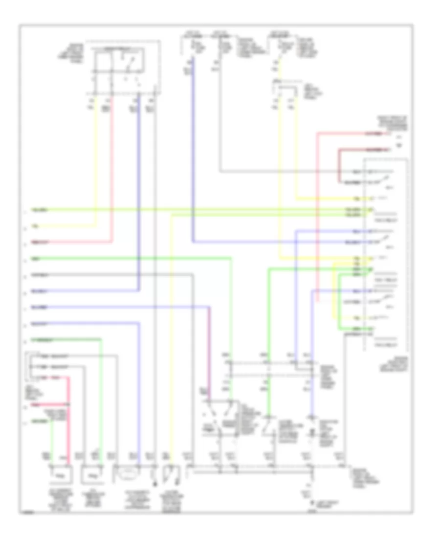 Manual AC Wiring Diagram (2 of 2) for Toyota Avalon XL 2001
