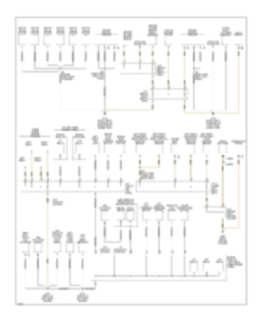 Ground Distribution Wiring Diagram 1 of 4 for Toyota Avalon XL 2001