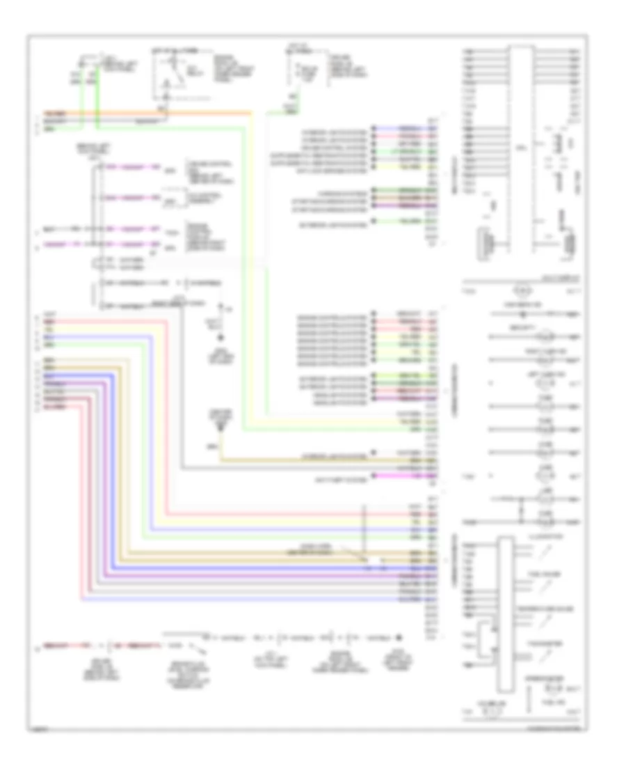 Instrument Cluster Wiring Diagram 2 of 2 for Toyota Avalon XL 2001
