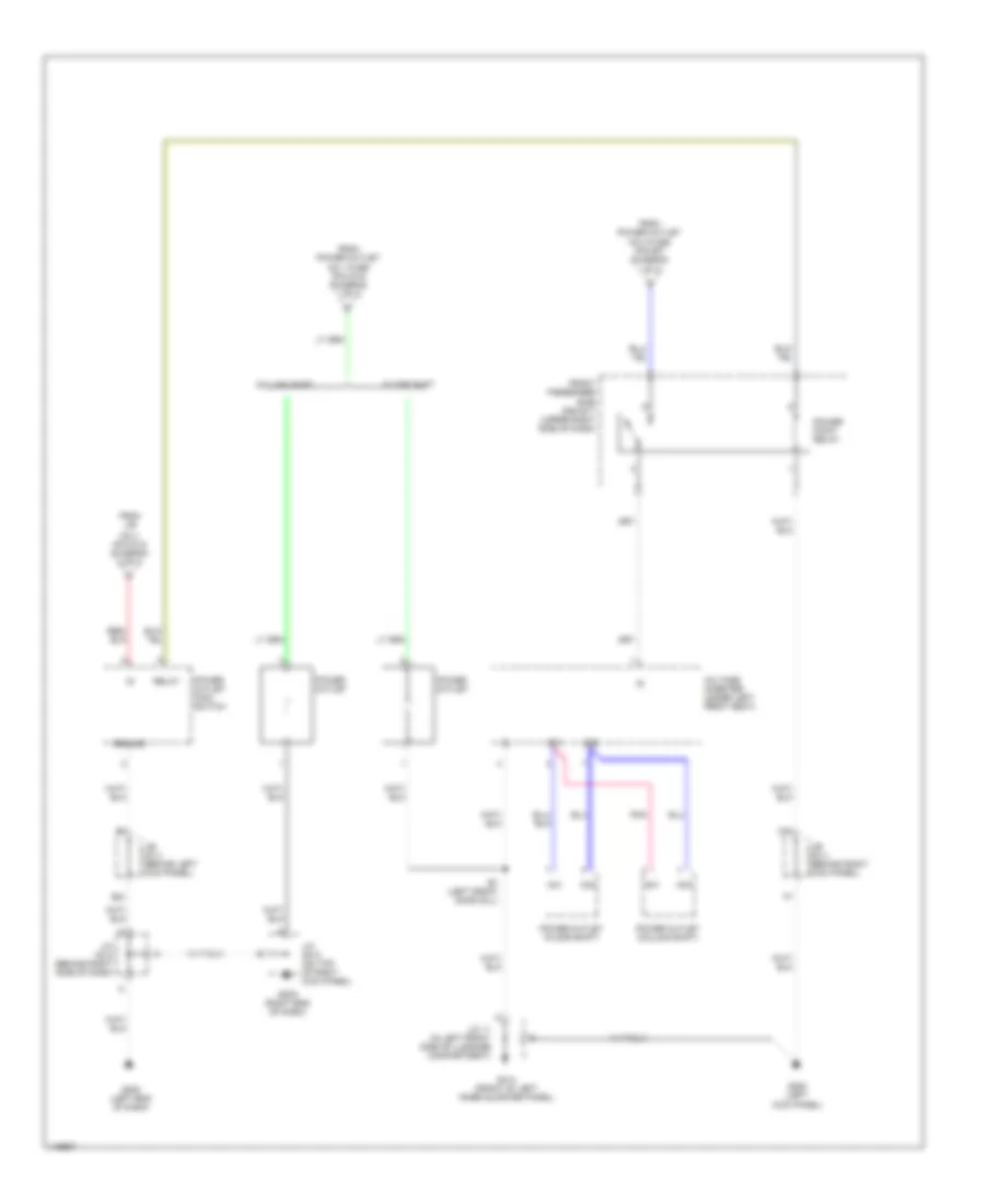 Power Distribution Wiring Diagram 3 of 3 for Toyota Avalon XL 2001