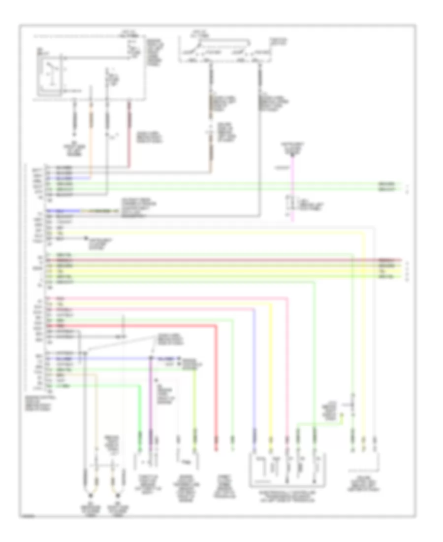 A T Wiring Diagram 1 of 2 for Toyota Avalon XL 2001