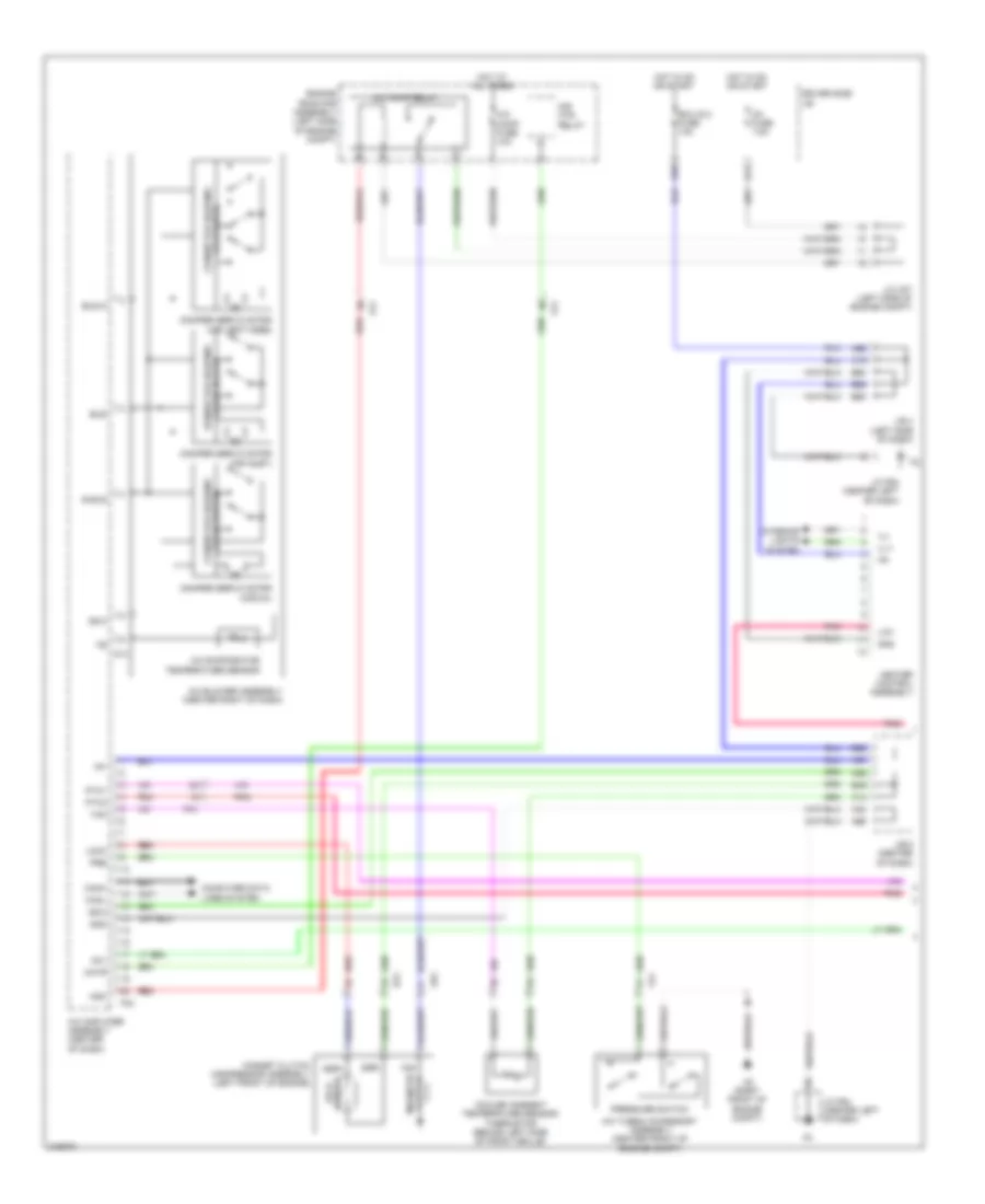 Manual A C Wiring Diagram 1 of 2 for Toyota 4Runner Limited 2011