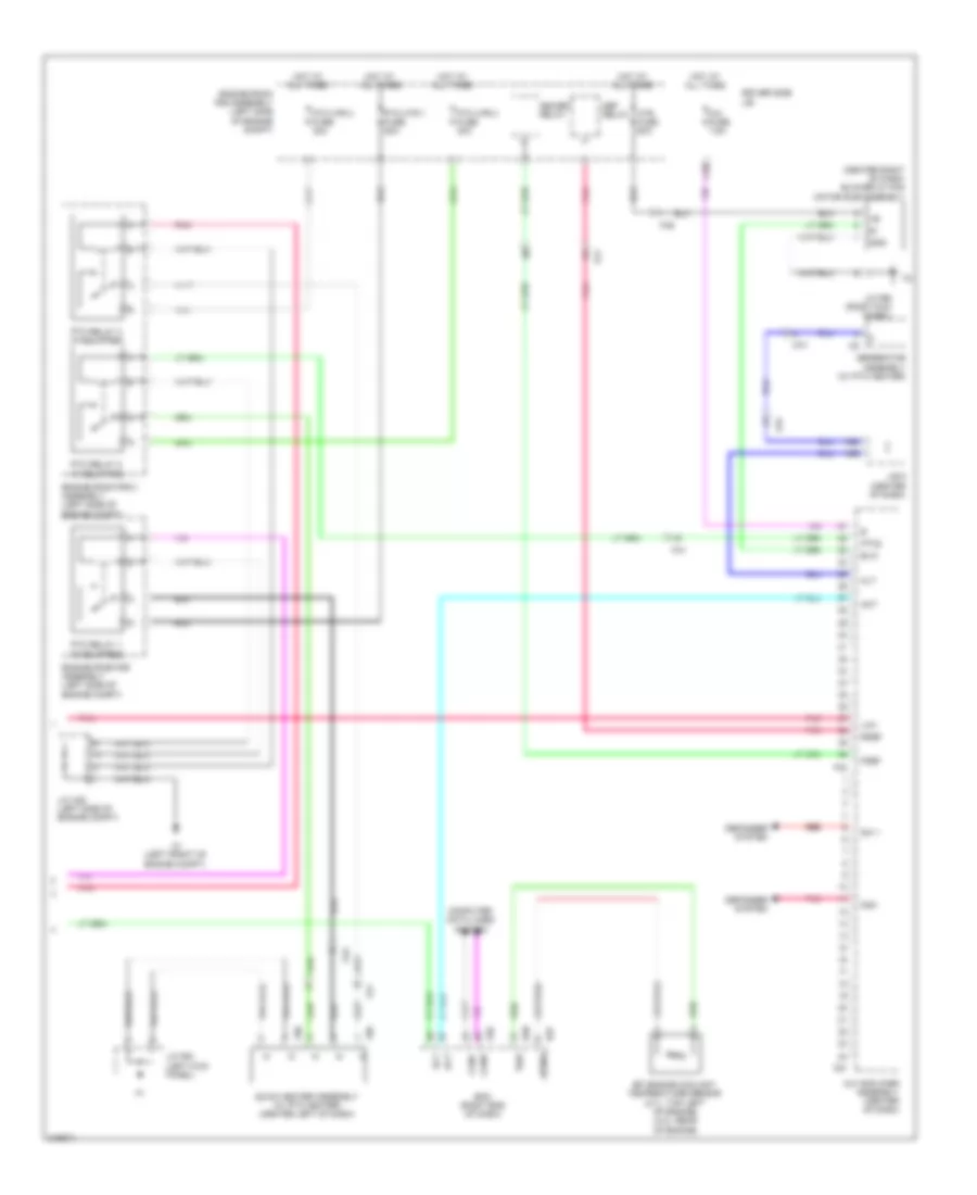 Manual A C Wiring Diagram 2 of 2 for Toyota 4Runner Limited 2011