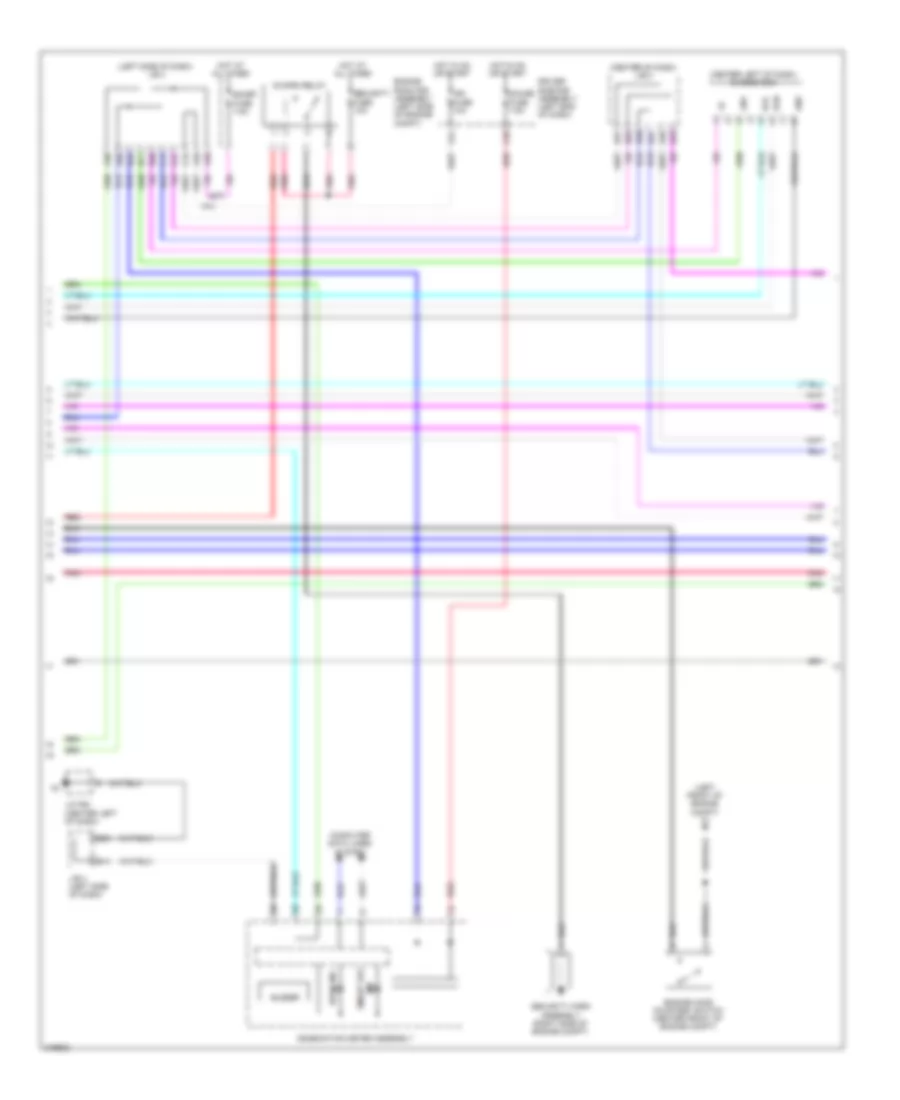 Forced Entry Wiring Diagram, with Smart Key System (4 of 5) for Toyota 4Runner Limited 2011