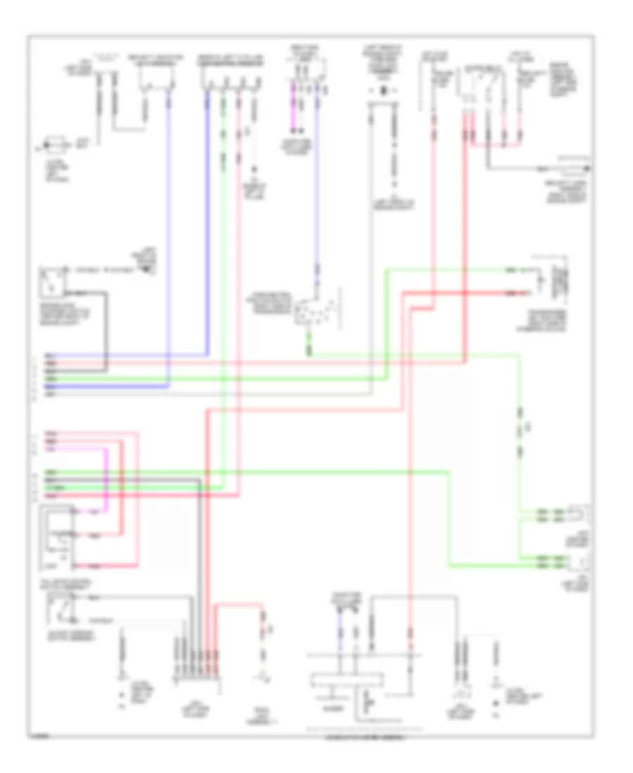 Forced Entry Wiring Diagram, without Smart Key System (3 of 3) for Toyota 4Runner Limited 2011