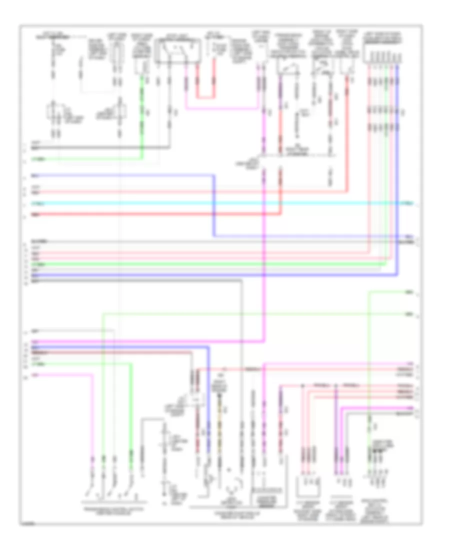 4.0L, Engine Performance Wiring Diagram (2 of 6) for Toyota 4Runner Limited 2011