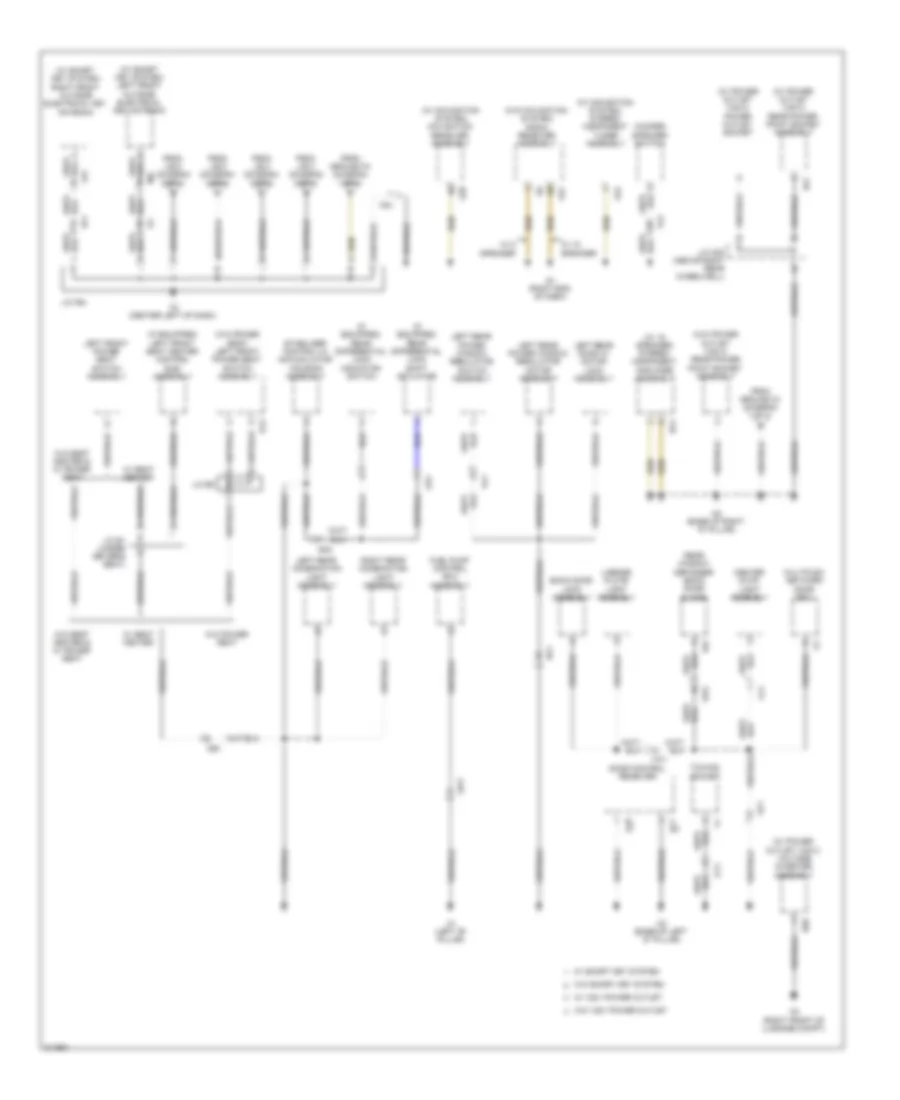 Ground Distribution Wiring Diagram 4 of 4 for Toyota 4Runner Limited 2011