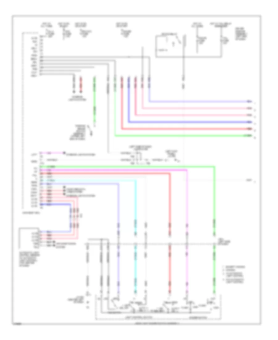 Headlights Wiring Diagram 1 of 2 for Toyota 4Runner Limited 2011