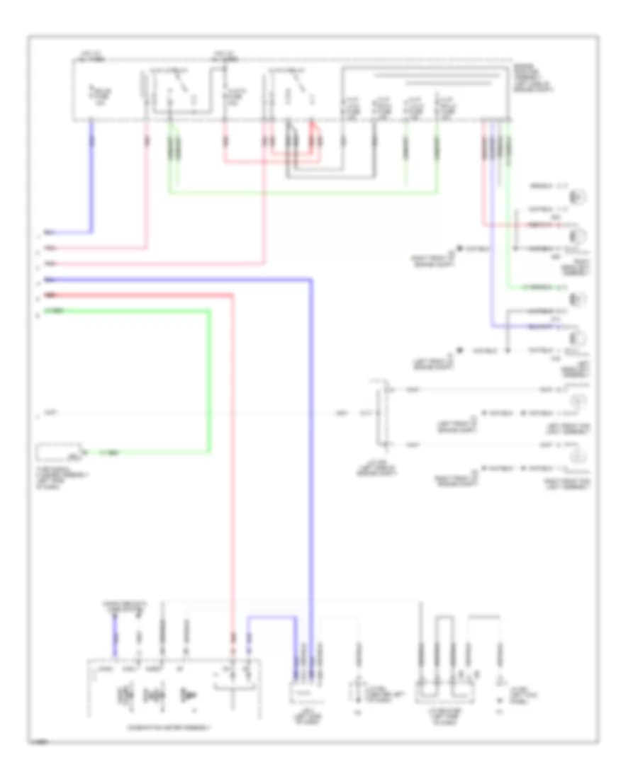 Headlights Wiring Diagram 2 of 2 for Toyota 4Runner Limited 2011