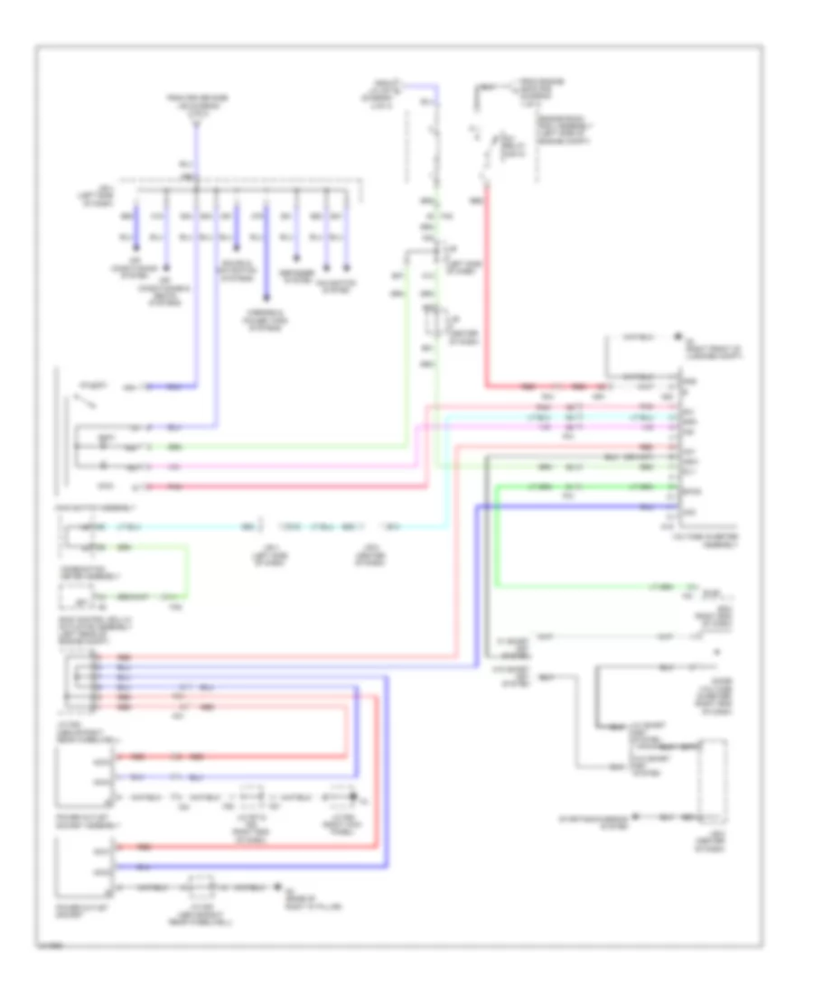 Power Distribution Wiring Diagram (4 of 4) for Toyota 4Runner Limited 2011