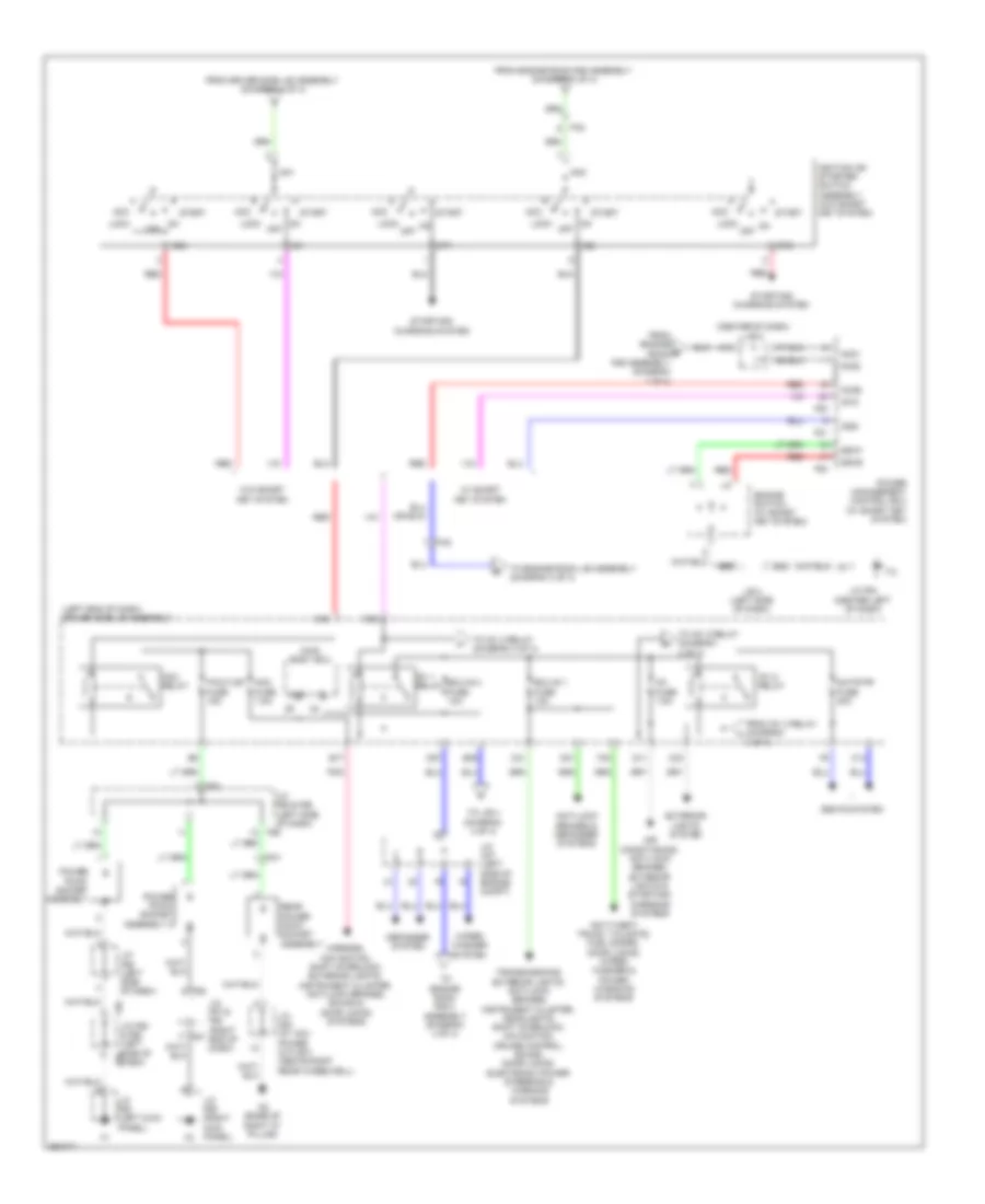 Power Distribution Wiring Diagram (2 of 4) for Toyota 4Runner SR5 2013