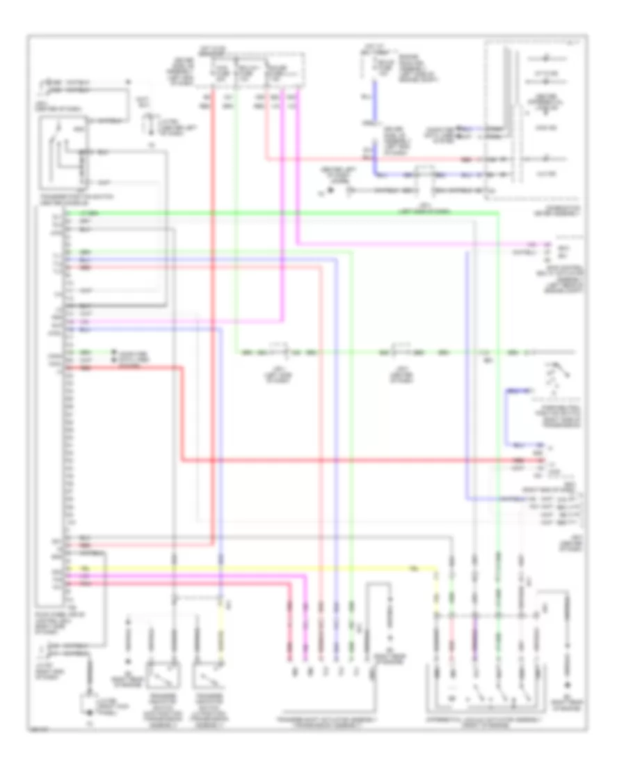 4WD Wiring Diagram, VF2BM for Toyota 4Runner SR5 2013