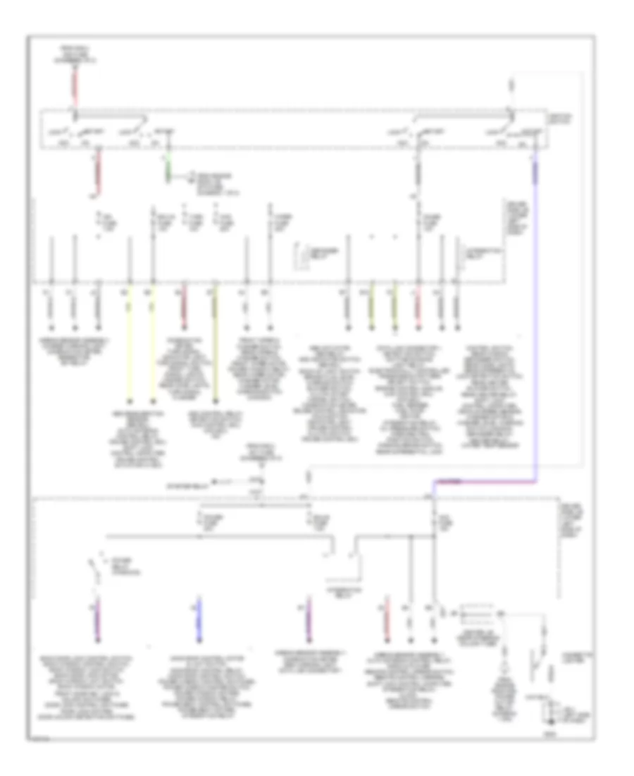 Power Distribution Wiring Diagram 2 of 2 for Toyota 4Runner Limited 1998
