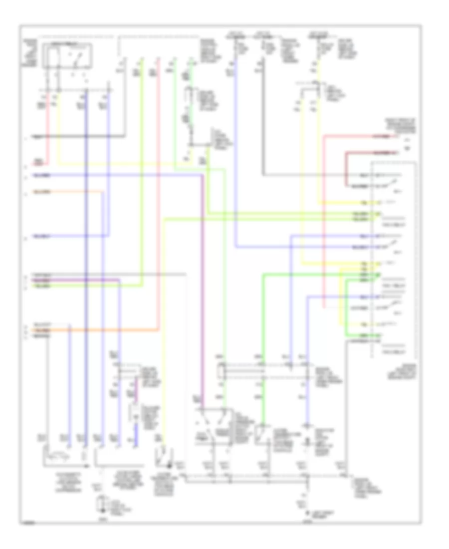 Automatic AC Wiring Diagram (2 of 2) for Toyota Avalon XLS 2001