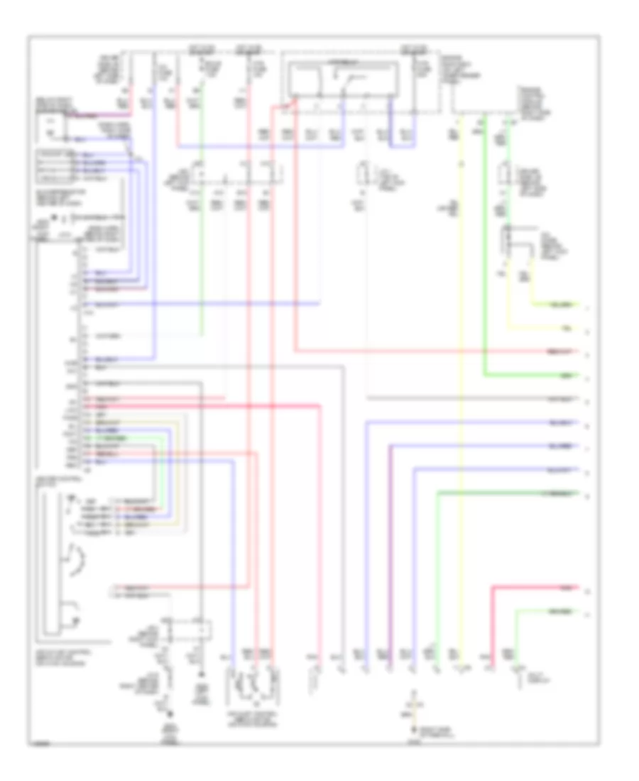 Manual AC Wiring Diagram (1 of 2) for Toyota Avalon XLS 2001