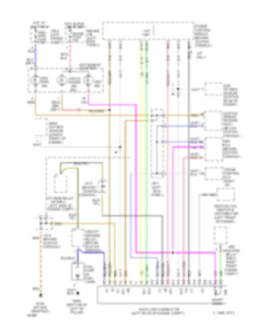 1 8L Data Link Connector Wiring Diagram for Toyota Celica GT 1994