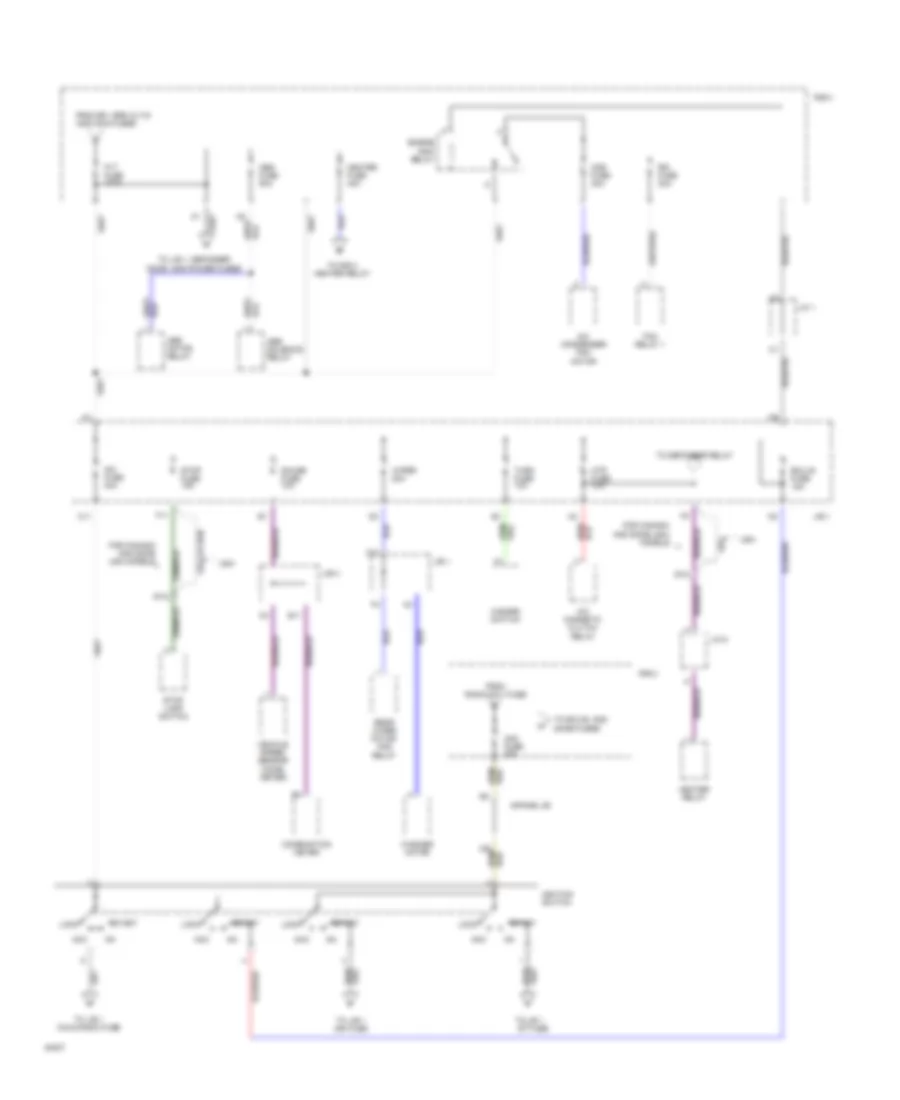 Power Distribution Wiring Diagram 2 of 4 for Toyota Celica GT 1994
