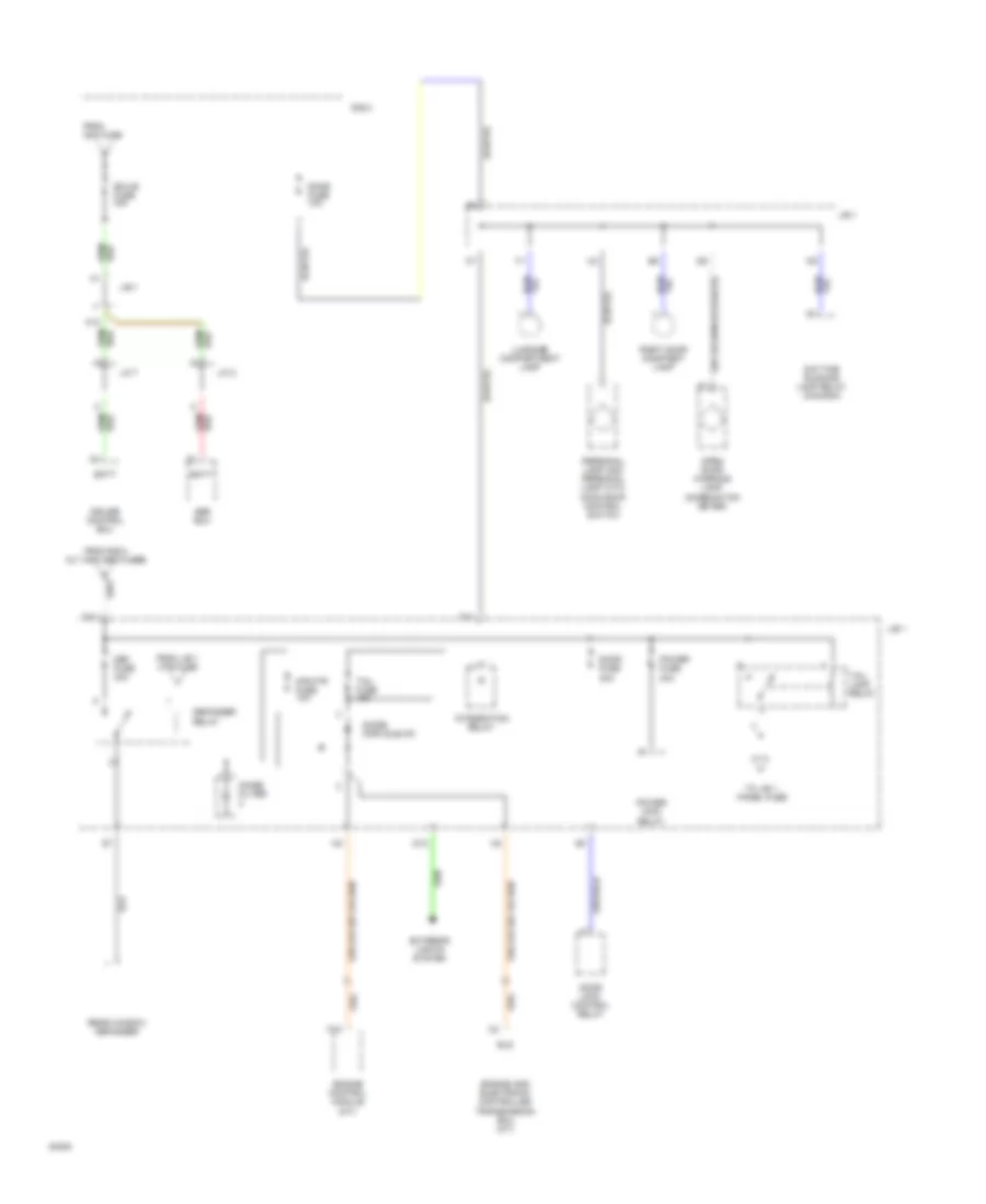 Power Distribution Wiring Diagram (3 of 4) for Toyota Celica GT 1994