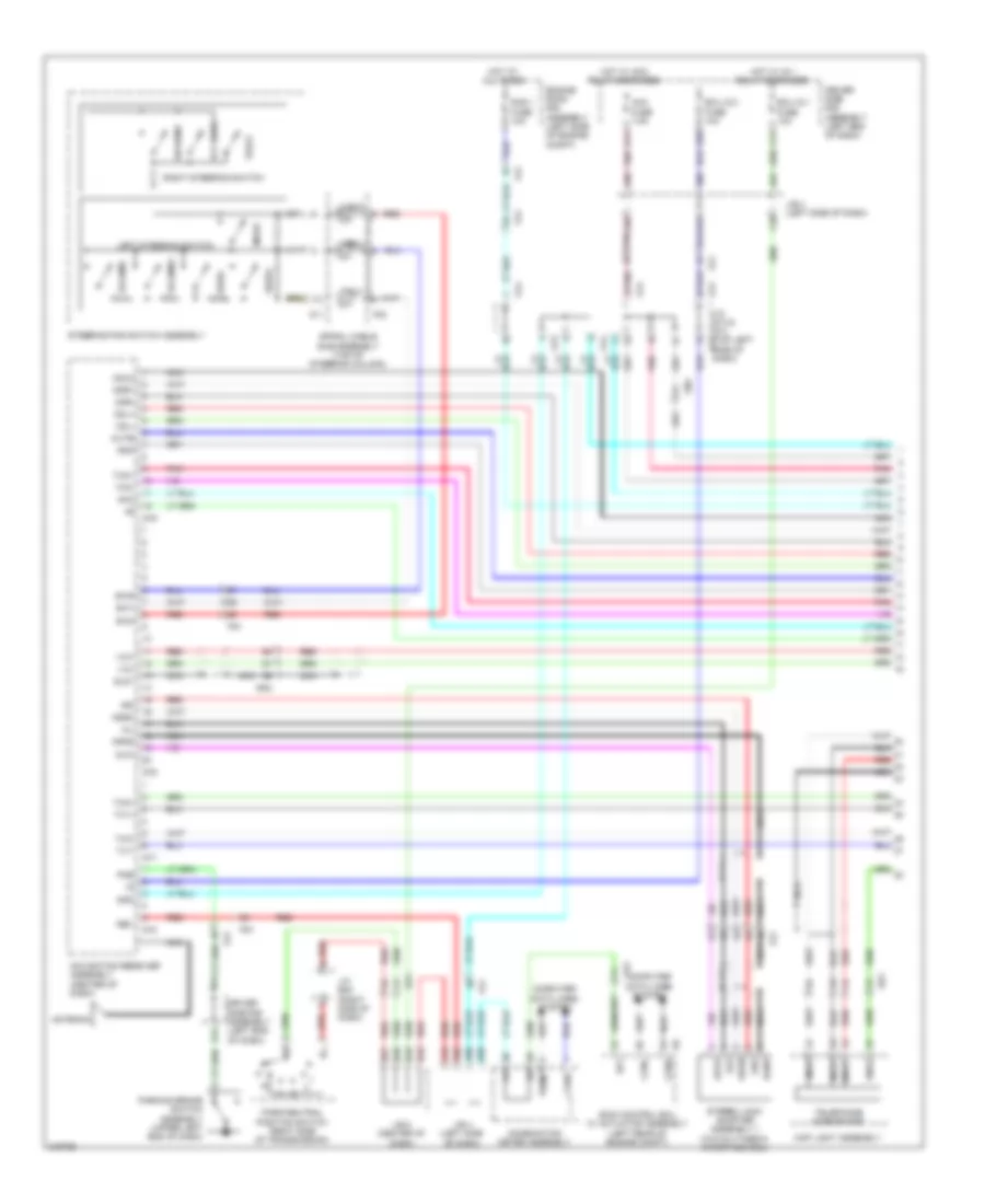 Navigation Wiring Diagram 1 of 3 for Toyota 4Runner SR5 2011