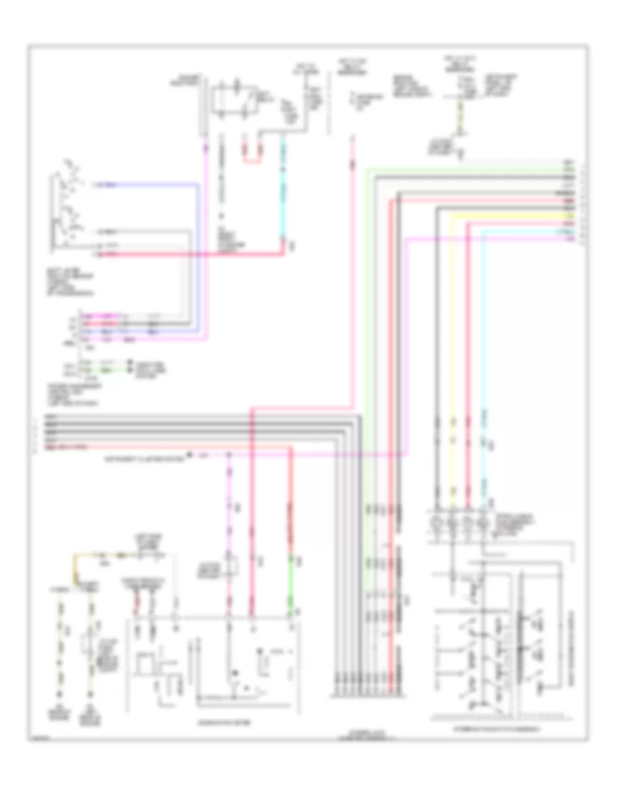 8-Speaker System Wiring Diagram (2 of 4) for Toyota Avalon Hybrid Limited 2013