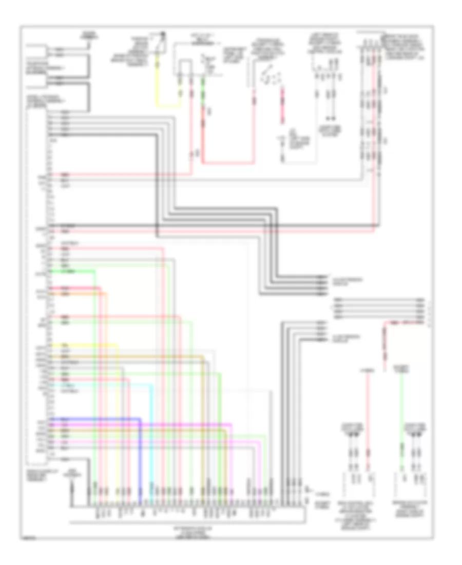 9-Speaker System Wiring Diagram (1 of 4) for Toyota Avalon Hybrid Limited 2013