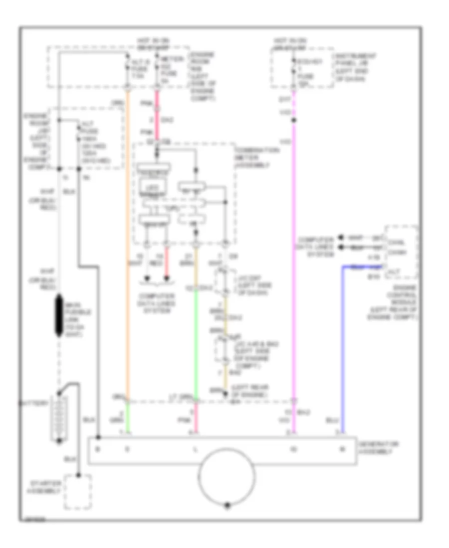 Charging Wiring Diagram for Toyota Avalon Hybrid Limited 2013