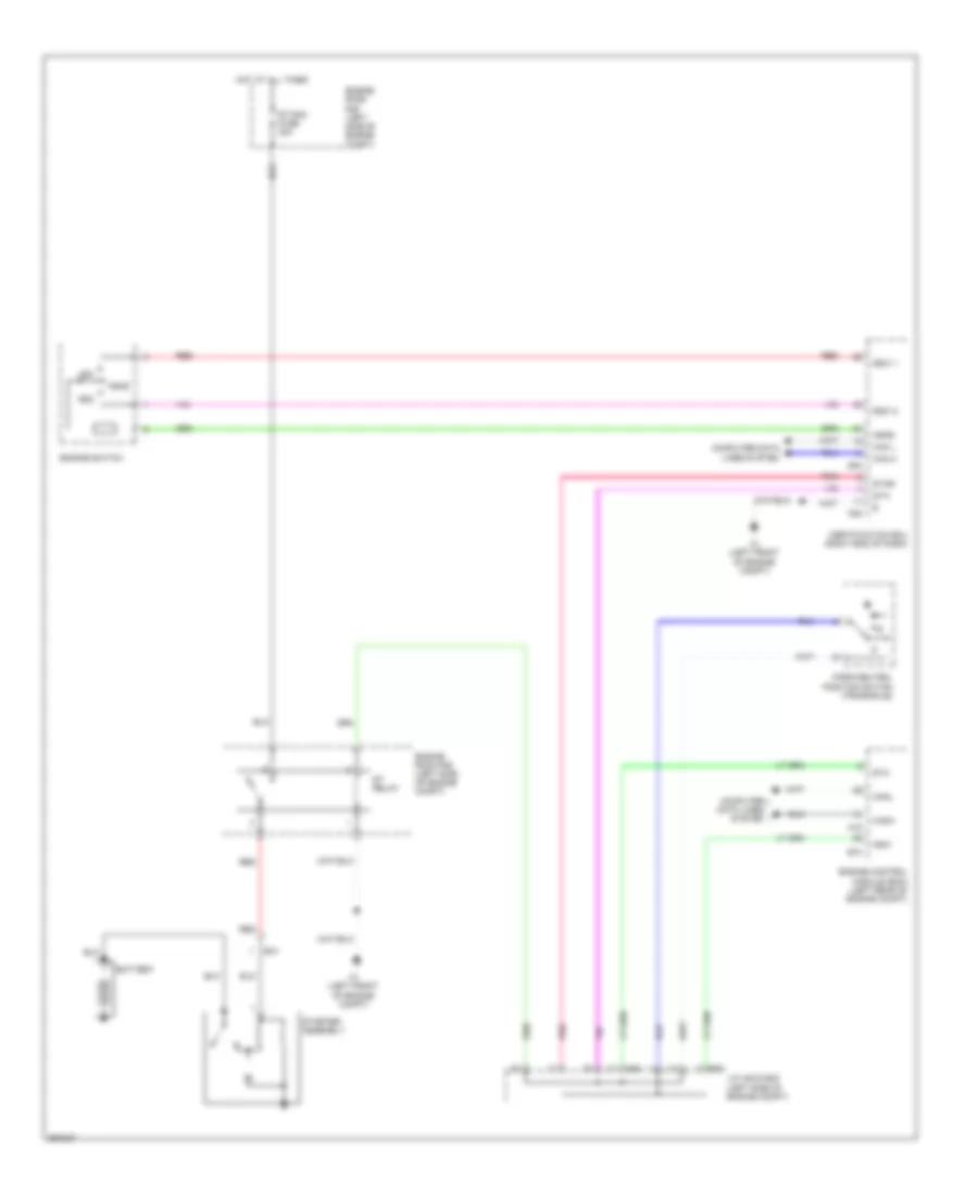 Starting Wiring Diagram for Toyota Avalon Hybrid Limited 2013