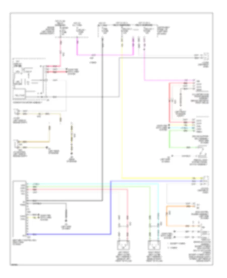 Pre Collision Wiring Diagram for Toyota Avalon Hybrid Limited 2013