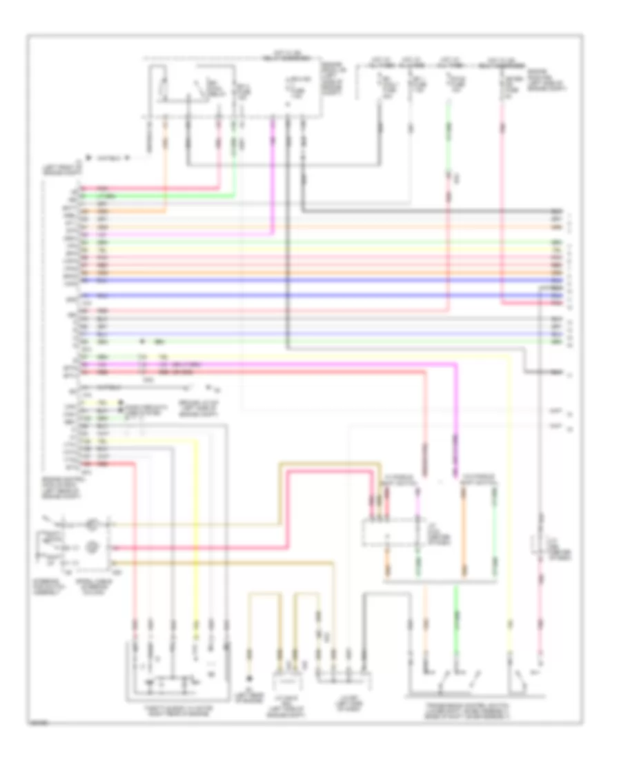 3.5L, Transmission Wiring Diagram (1 of 3) for Toyota Avalon Hybrid Limited 2013