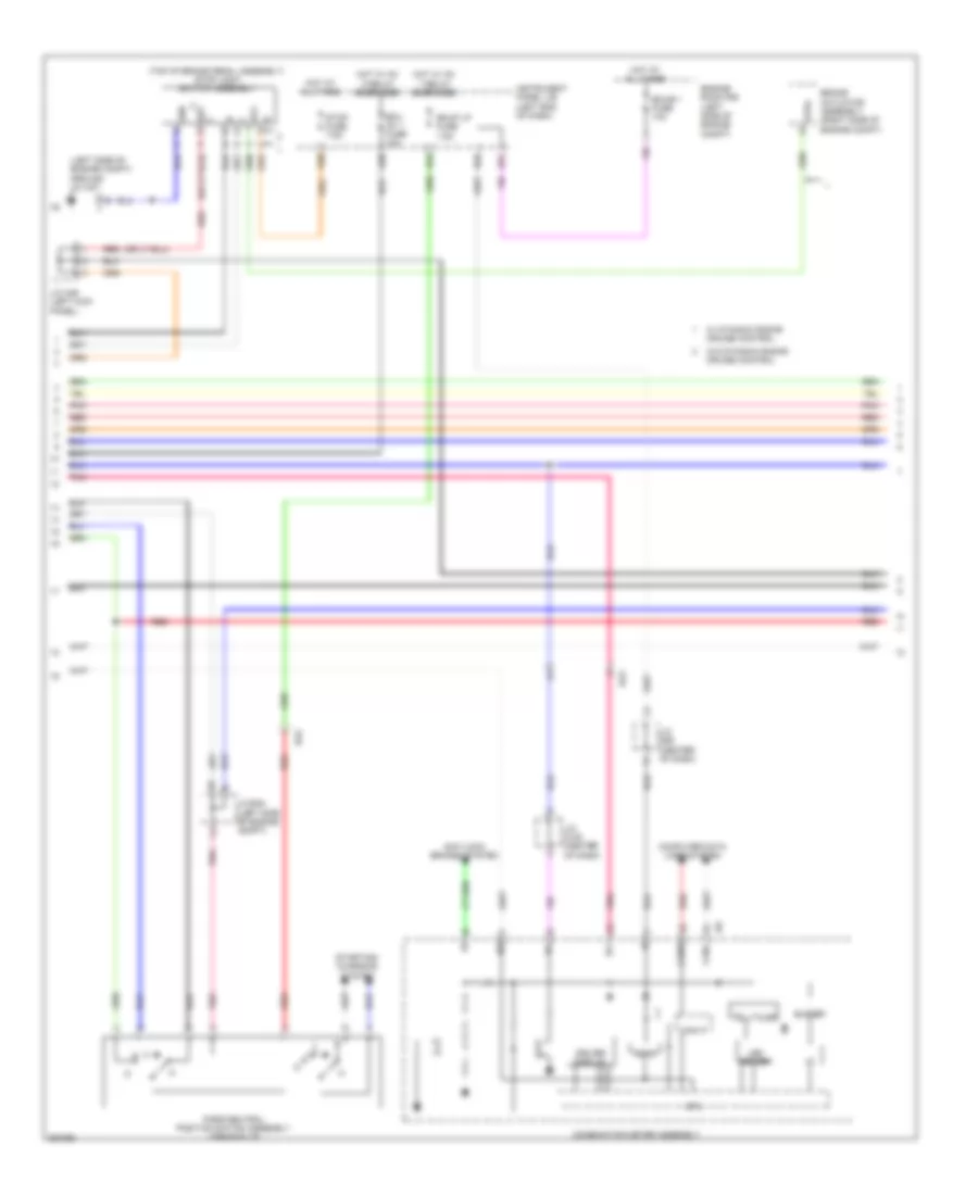 3.5L, Transmission Wiring Diagram (2 of 3) for Toyota Avalon Hybrid Limited 2013