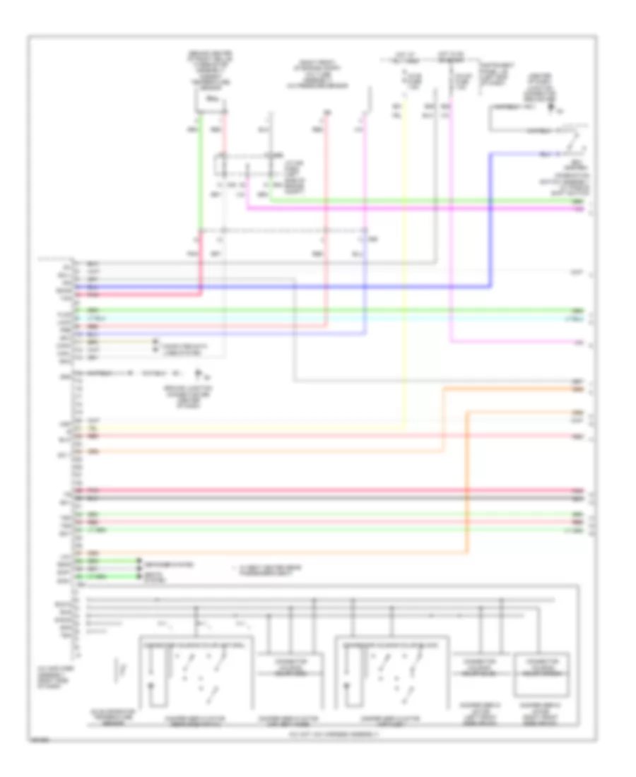 Automatic A C Wiring Diagram Except Hybrid 1 of 4 for Toyota Avalon Hybrid Limited 2013