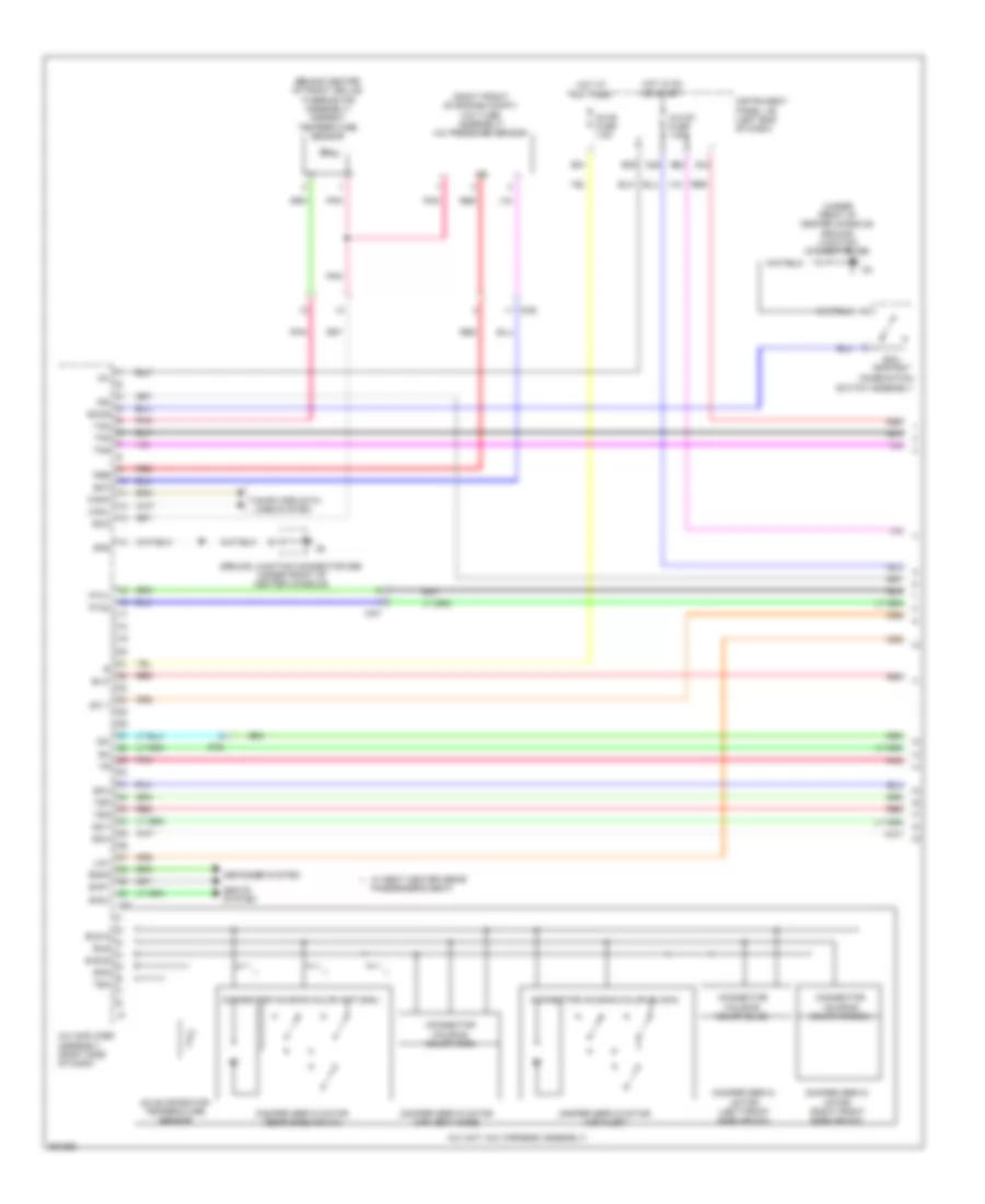 Automatic AC Wiring Diagram, Hybrid (1 of 4) for Toyota Avalon Hybrid Limited 2013