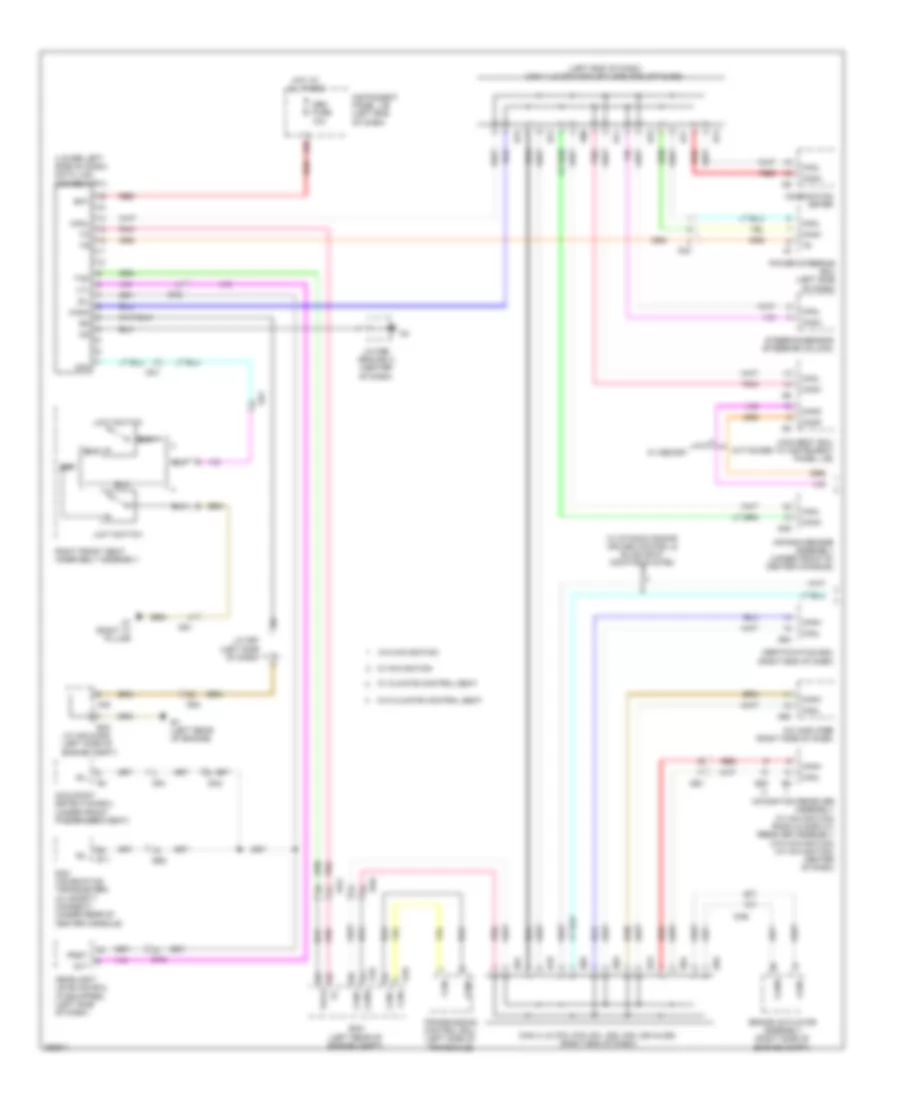 Computer Data Lines Wiring Diagram Except Hybrid 1 of 2 for Toyota Avalon Hybrid Limited 2013